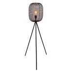 Eglo Stehlampe Rinroe Stahl Schwarz | Geeignet für E27