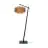Good&Mojo Stehlampe Bhutan Bambus Schwarz L| Geeignet für 1x E27 
