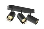 SLV Asto Aluminium Spot Schwarz | Geeignet für 3x GU10